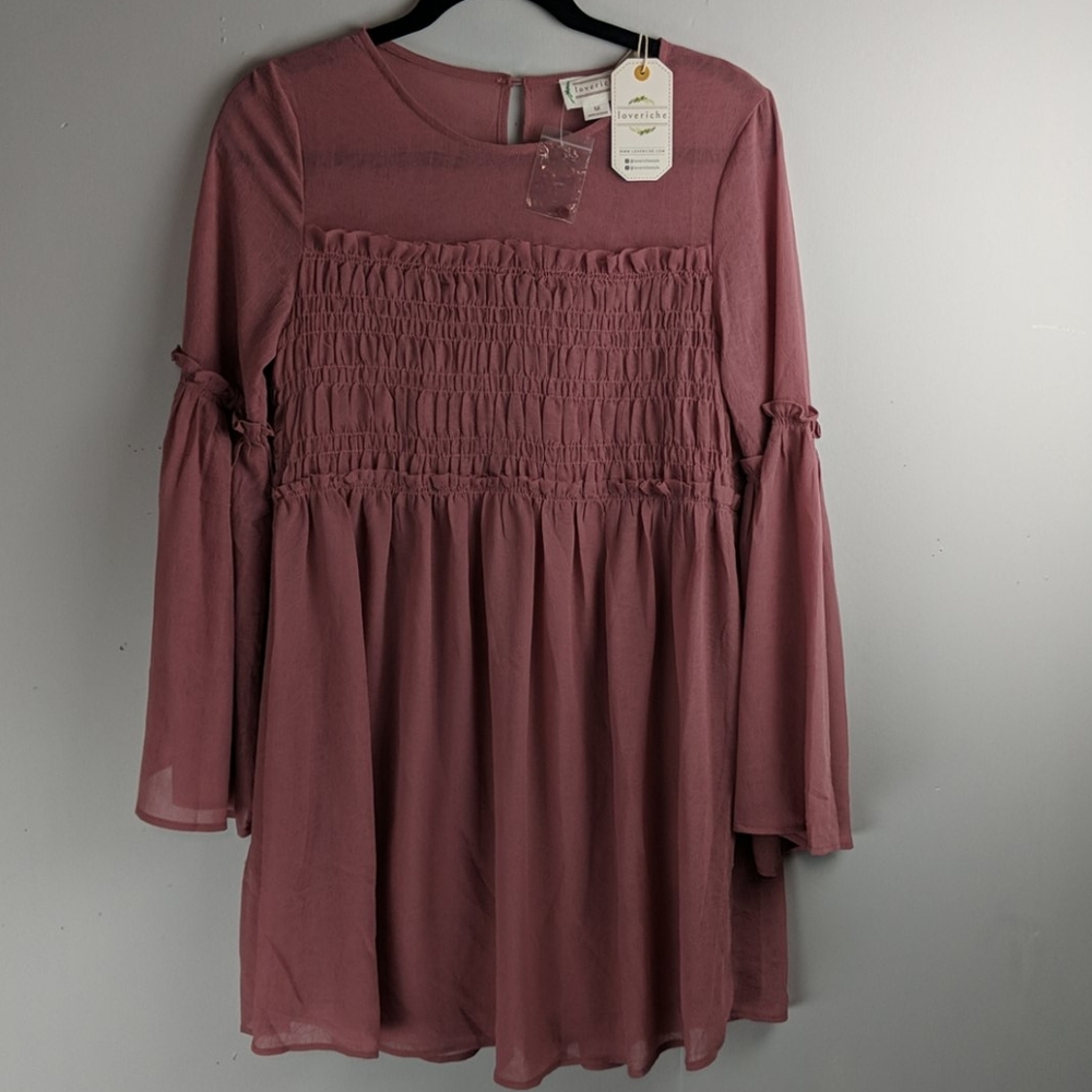 Loveriche mauve dress size medium